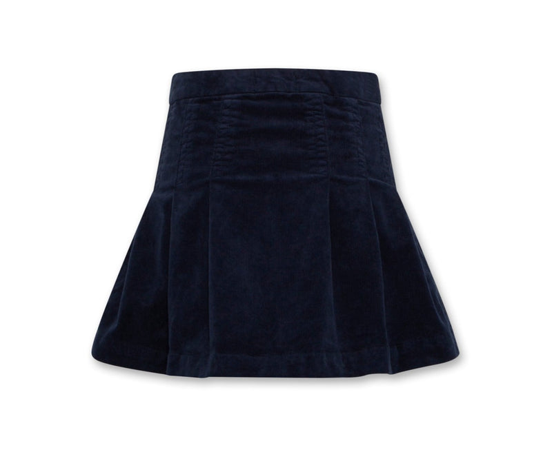 AO76 Philo Cord Skirt Navy