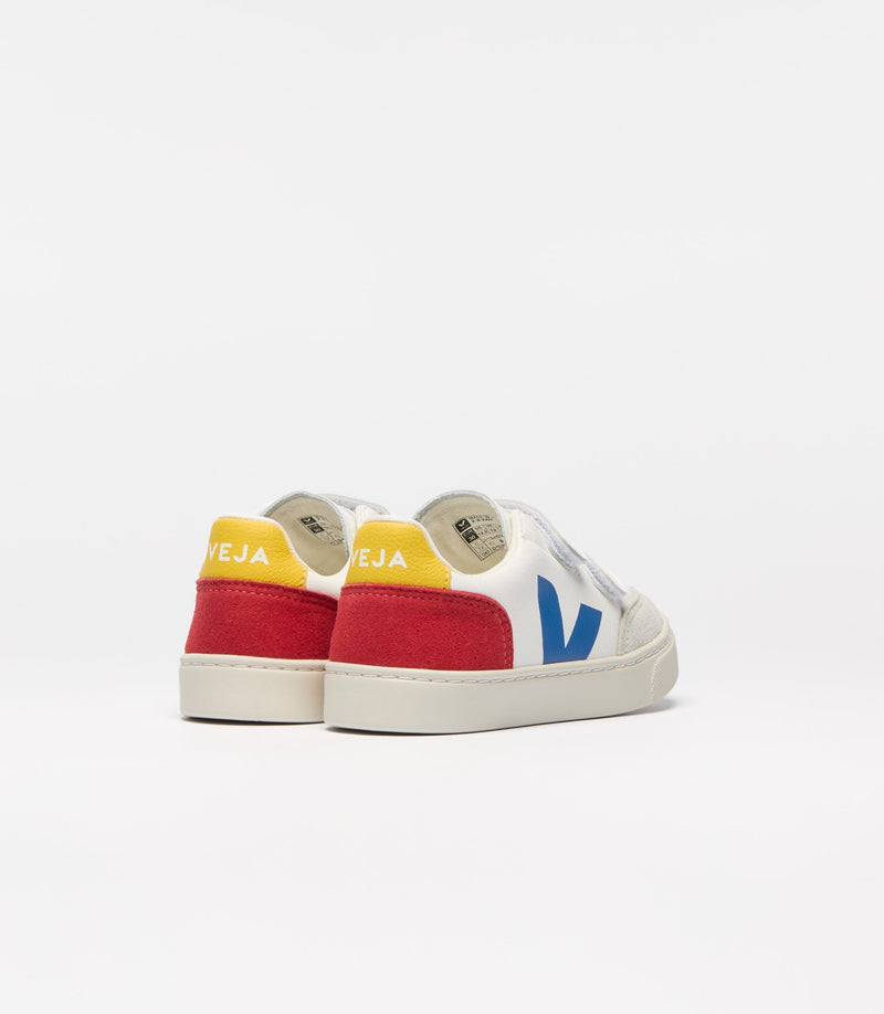 Veja Sneaker Small V-12 Leather White Multico Pepper (maat 23-27)