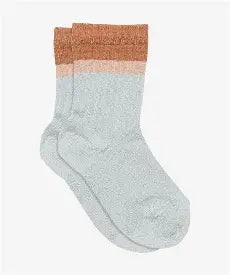 Mp Denmark Norma Glitter Socks Tawny brown