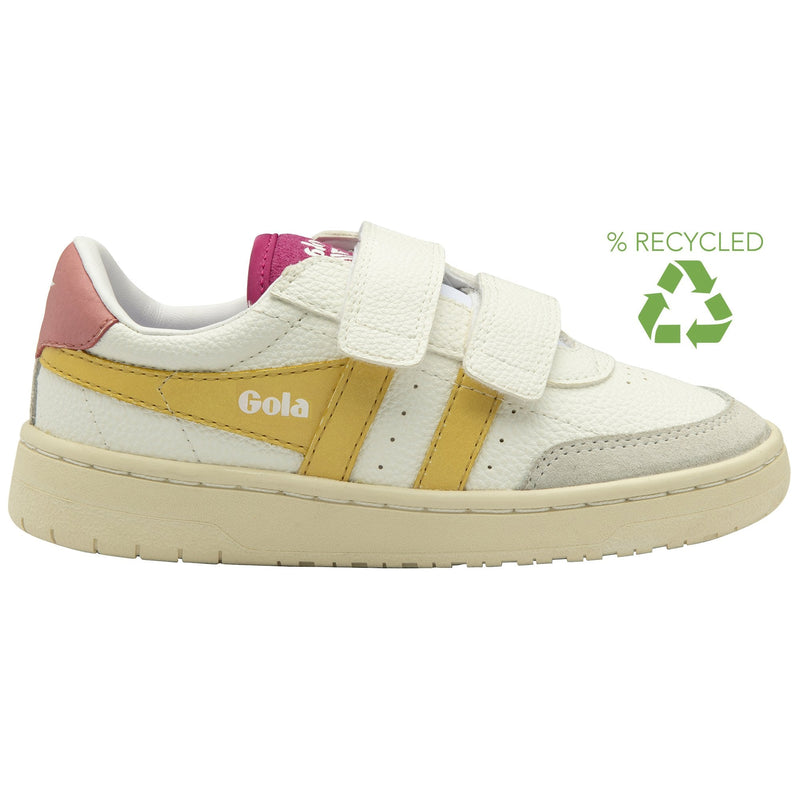 Gola Falcon Strap Velcro Sneaker Coral Pink (maat 26-35)