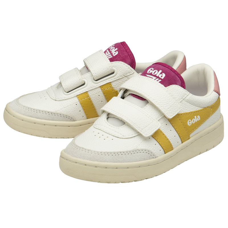 Gola Falcon Strap Velcro Sneaker Coral Pink (maat 26-35)