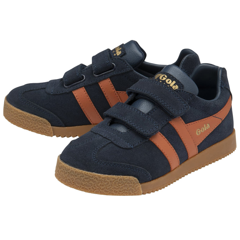 Gola Harrier Strap Navy/Moody Orange (maat 27-36)