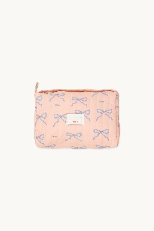 Tiny Cottons Bows Big Pouch Wild Rose