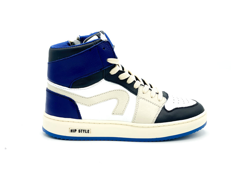 Hip Basketter Wit Cobalt (maat 34-40)