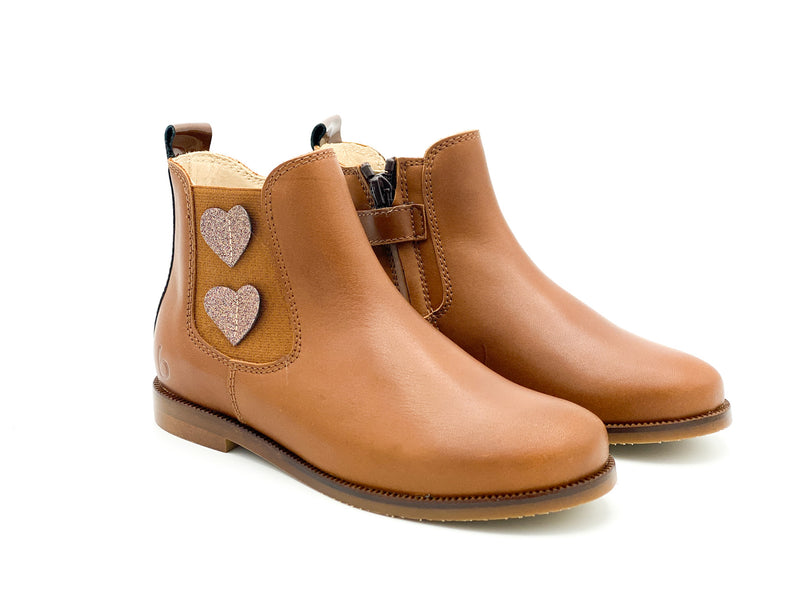 Beberlis Maat Chelsea Boots Maat 27 Beberlis Cognac Korte Laarzen