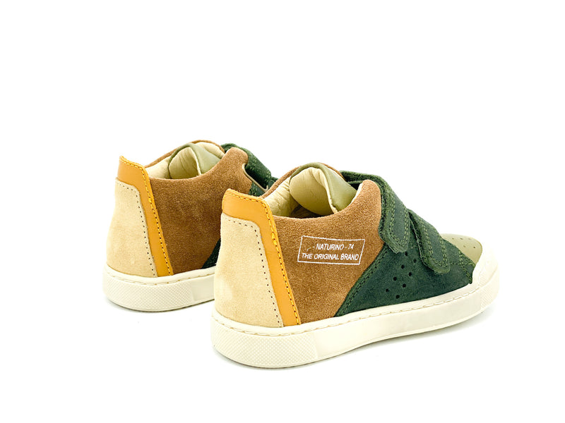 Naturino Velcro Basketter Khaki Bruin (maat 24-30)