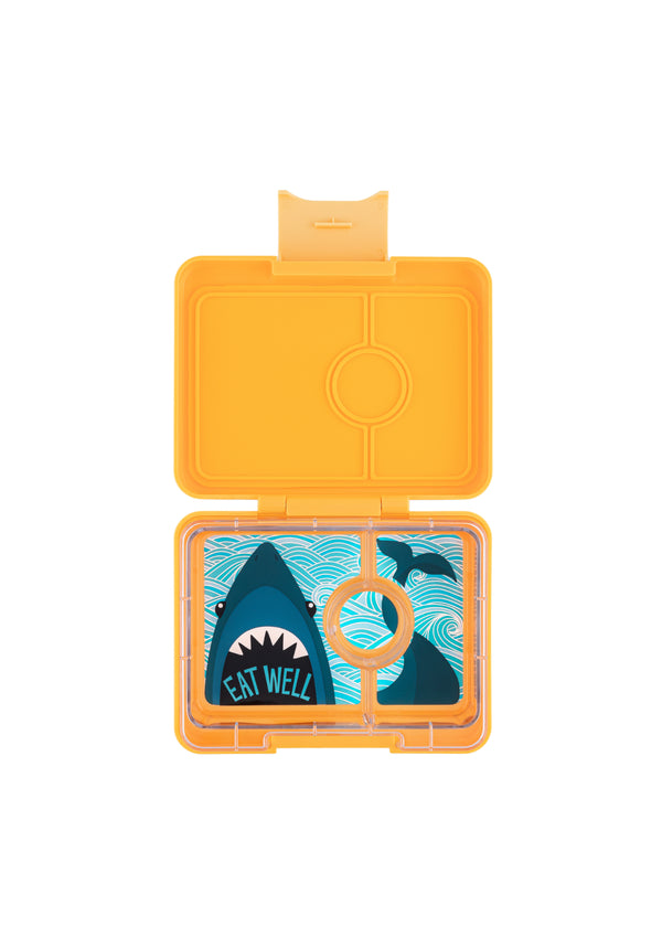 Yumbox Snack 3-vakken Yoyo Yellow/Shark