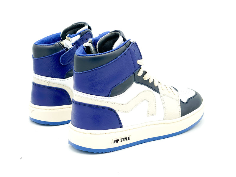 Hip Basketter Wit Cobalt (maat 34-40)