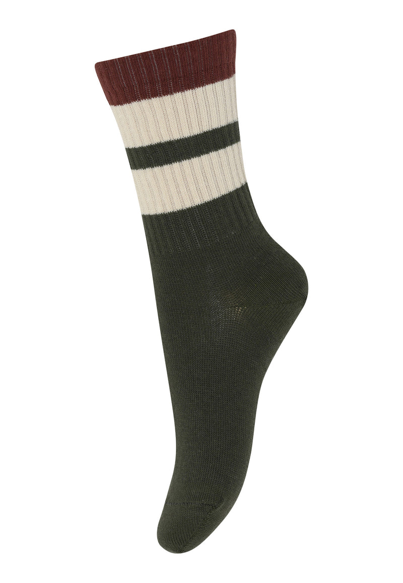 Mp Denmark Frej Socks Forest Night