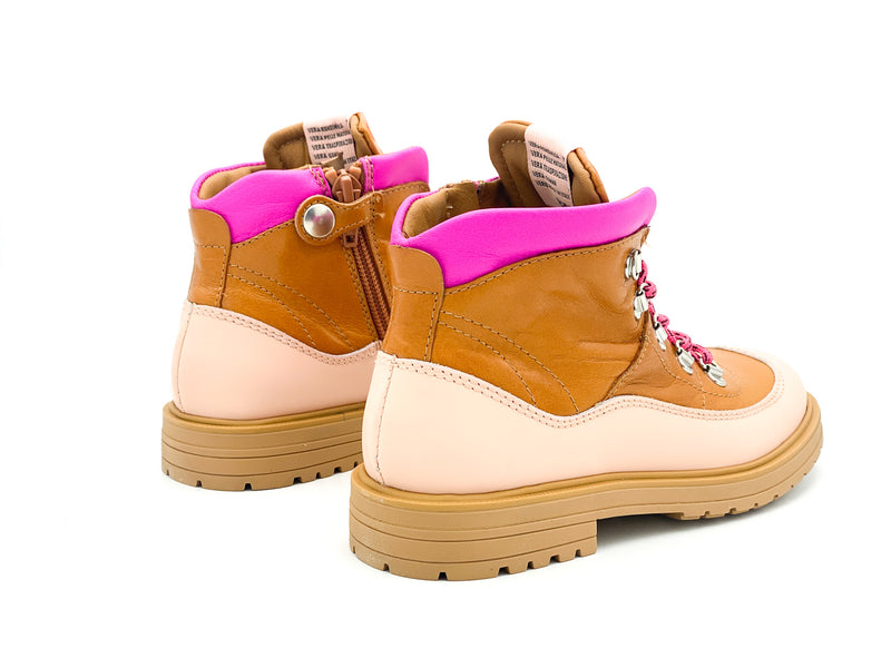 Rondinella Cognac Pink bottine (maat 30-38)