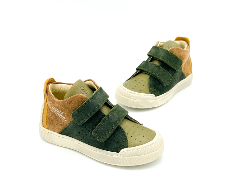 Naturino Velcro Basketter Khaki Bruin (maat 24-30)