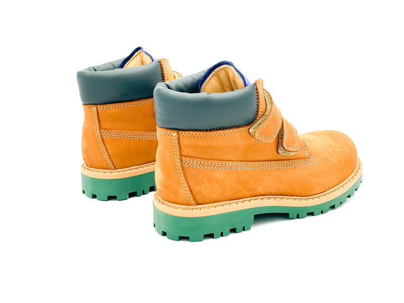 Rondinella Bottine Camel Green (maat 29-34)