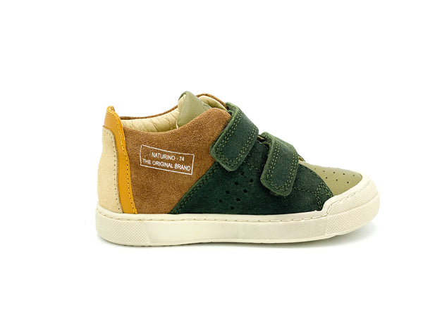 Naturino Velcro Basketter Khaki Bruin (maat 24-30)