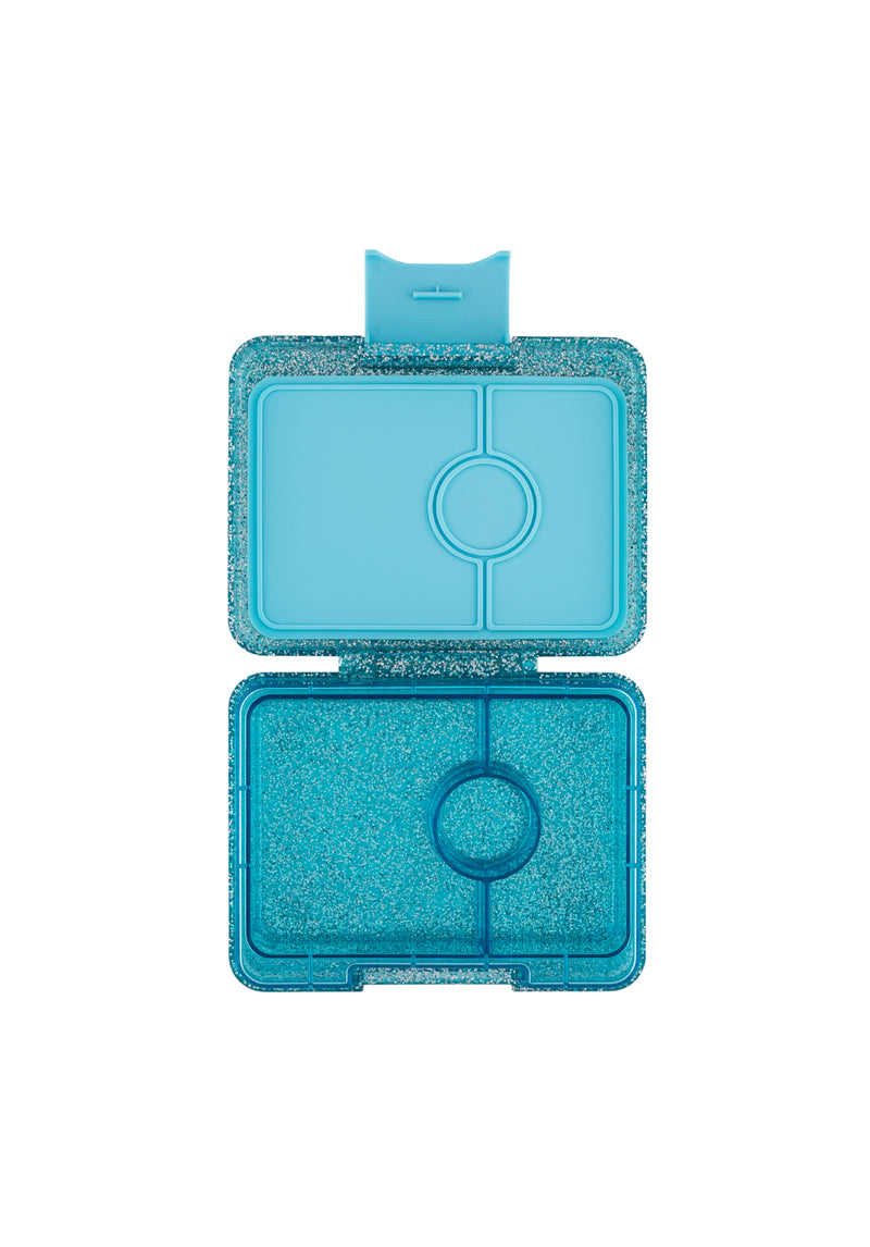Yumbox Snack 3-vakken Aqua Glitter