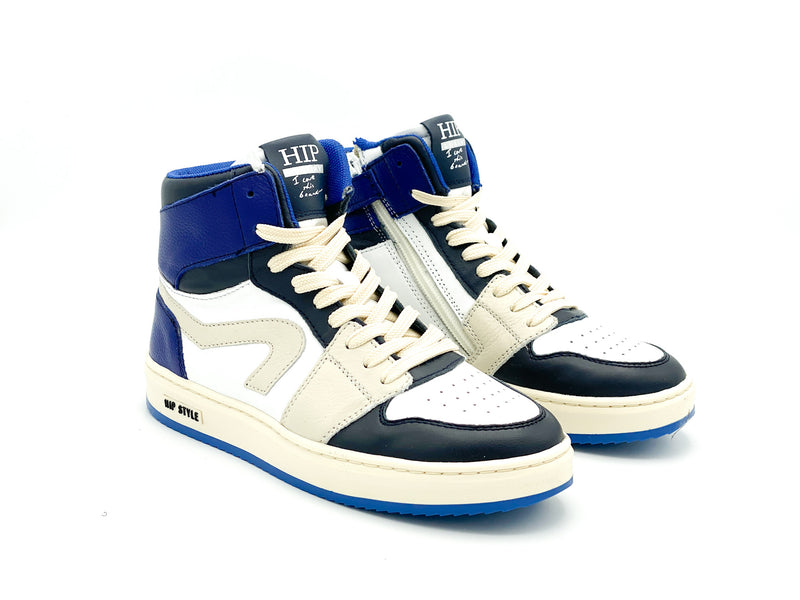 Hip Basketter Wit Cobalt (maat 34-40)