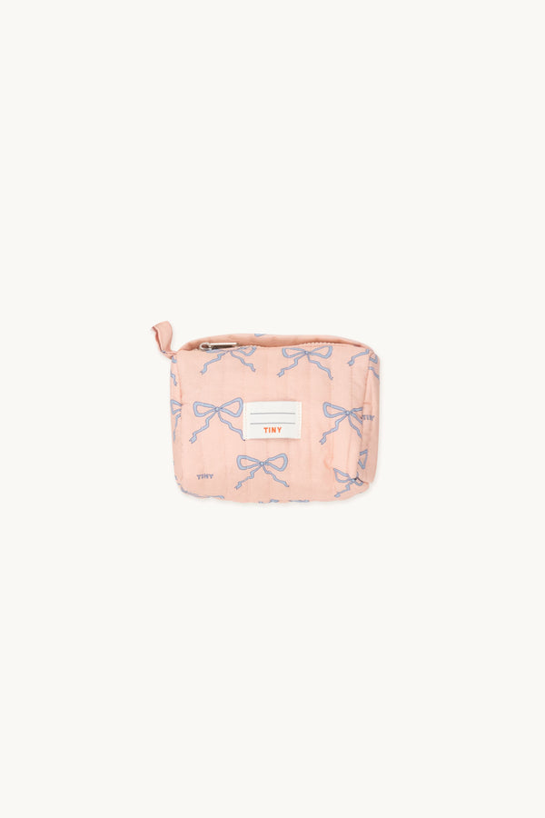 Tiny Cottons Bows Small Pouch Wild Rose