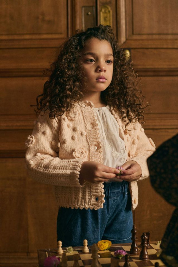 Louise Misha Cardigan Sandy Blush