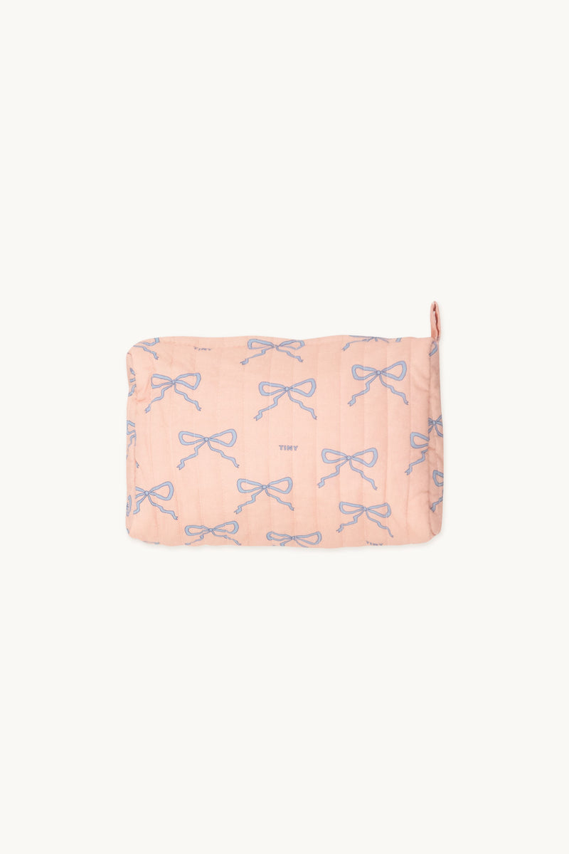 Tiny Cottons Bows Big Pouch Wild Rose