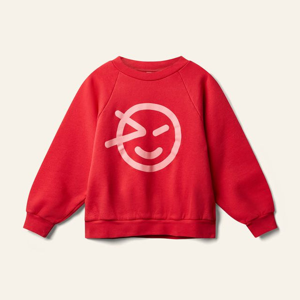 Wynken Raglan Wynk Sweat Ladybird Red