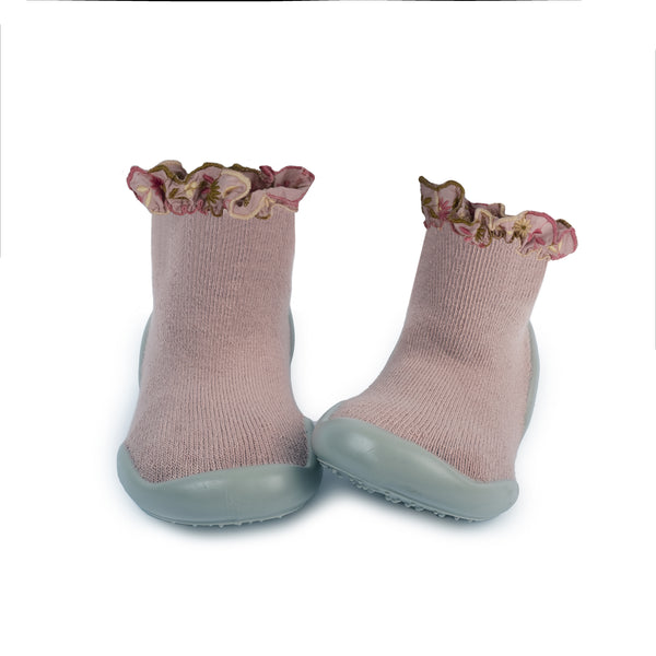 Collégien Sokpantoffel Marguerite Vieux Rose
