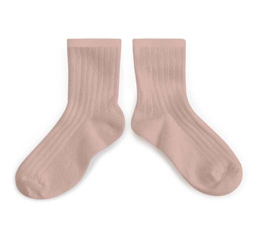 Collégien Korte Kousen La Mini Vieux Rose