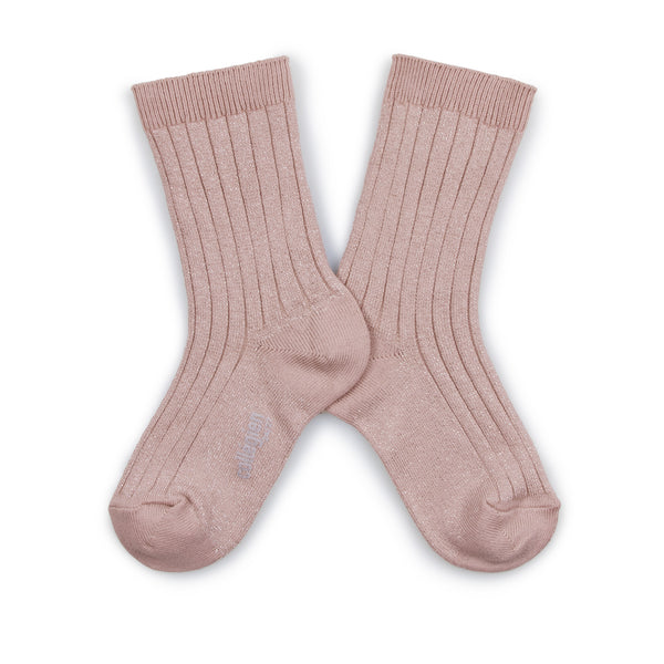 Collégien Victoire Glitter Vieux Rose