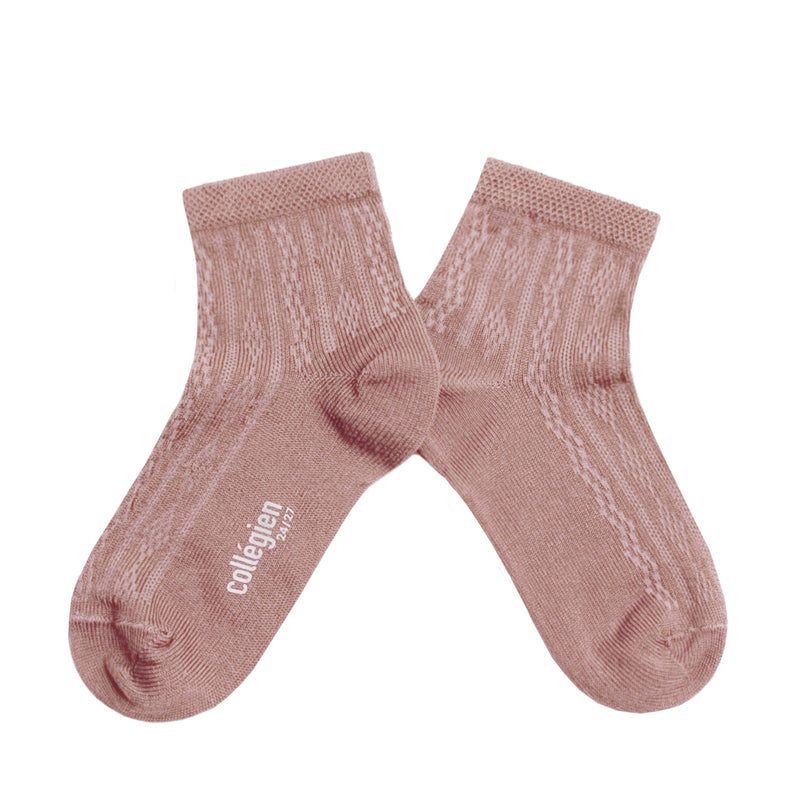 Collégien Antoinnette Pointelle Vieux Rose