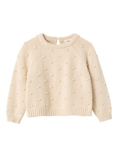 Lil Atelier Ls Knit Fog