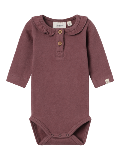 Lil Atelier Thoro Hou LS Slim Body Rose Brown