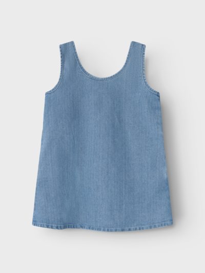 Lil Atelier Okaja Denim Spencer Dress Blue