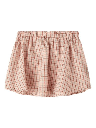 Lil Atelier Lucy Loose Skirt Baked Clay