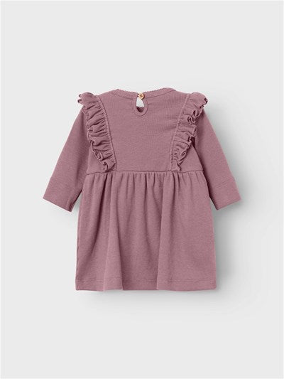 Lil Atelier Dia Ls Body Dress Lil Nostalgia Rose