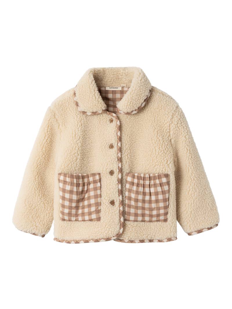 Lil Atelier Noalin Loose Jacket Lil Sandshell