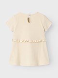 Lil Atelier SS Loose Sweat Dress Bleached Sand