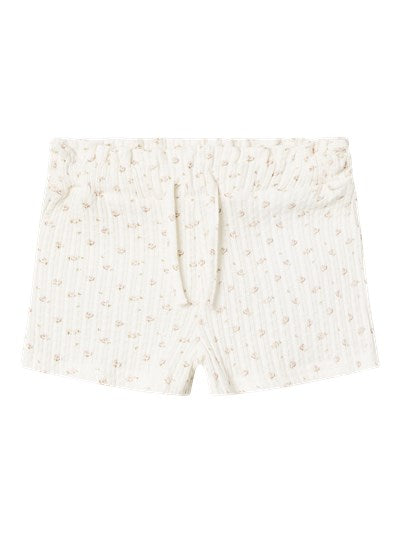 Lil Atelier Loose Shorts Coconut Milk