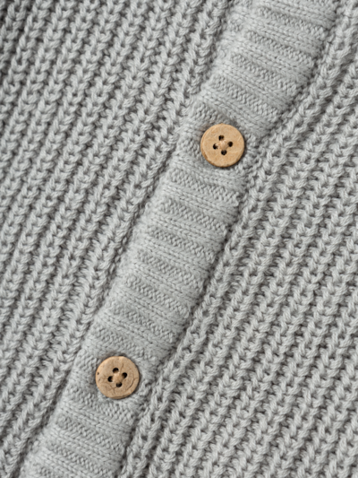 Lil Atelier Emlen LS Knit Card Noos Limestone