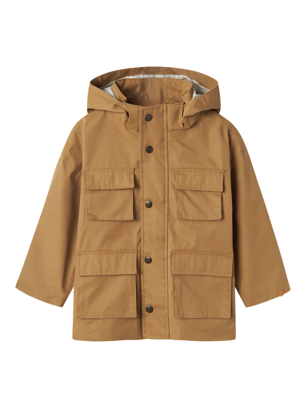 Lil Atelier Godo Long Loose Jacket Petrified Oak