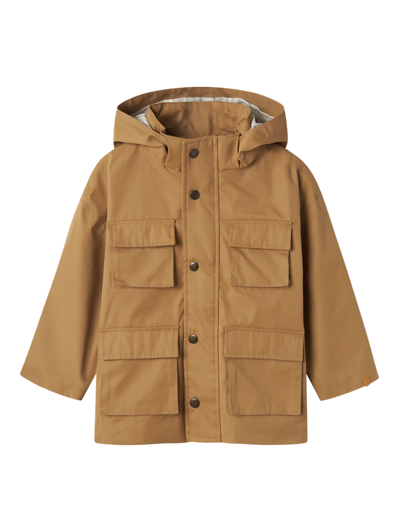 Lil Atelier Godo Long Loose Jacket Petrified Oak