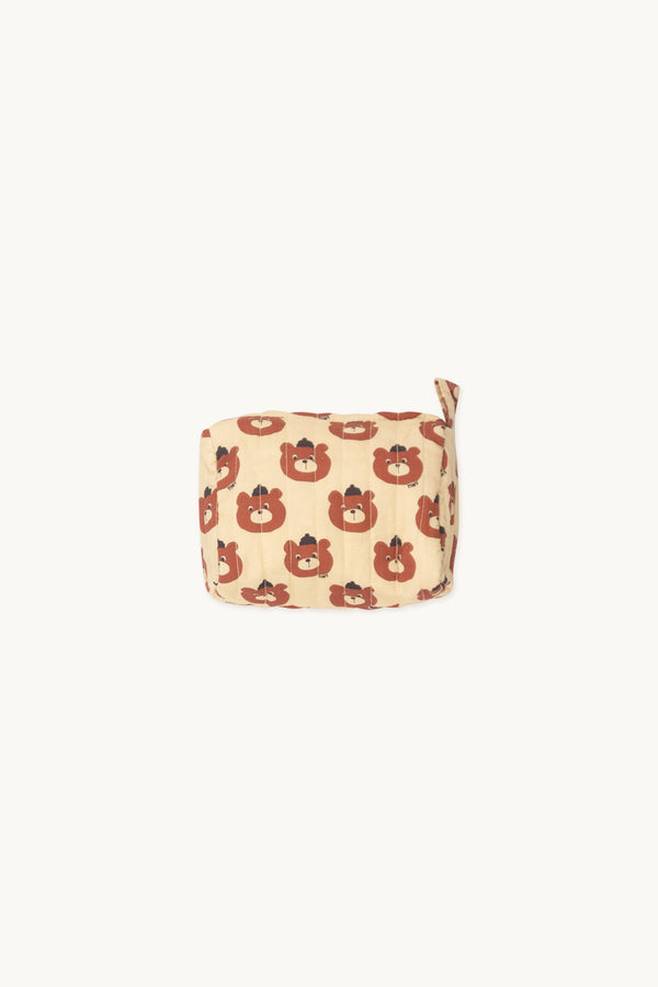 Tiny Cottons Bears Small Pouch Ivory