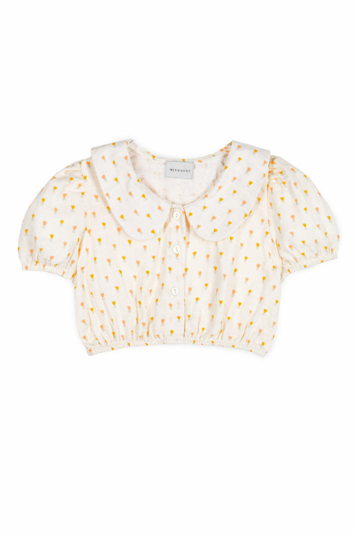 Mipounet Aude Tulip Gauze Blouse