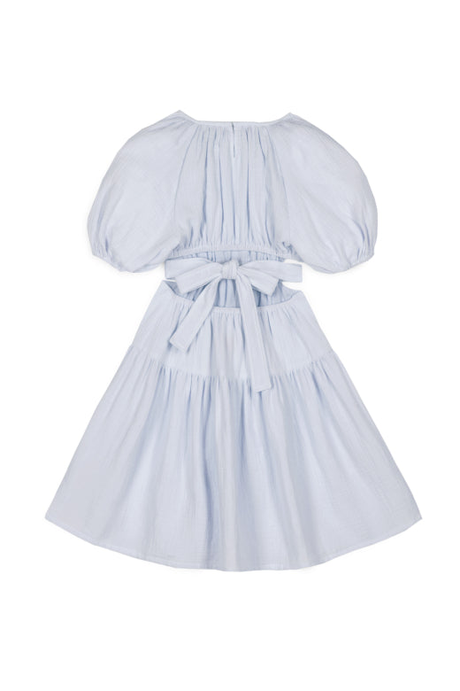 Mipounet Marine Muslin Cut Out Dress