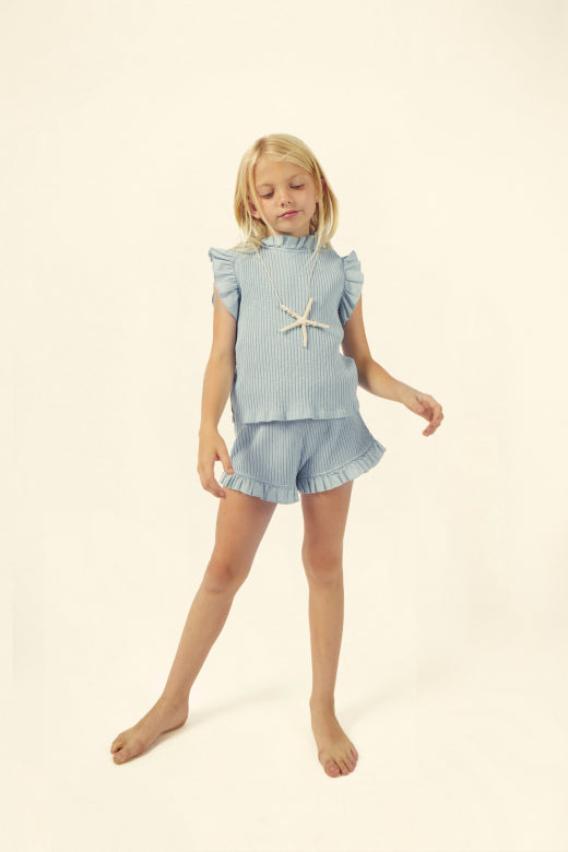 Mipounet Charlotte Jersey Short Blue