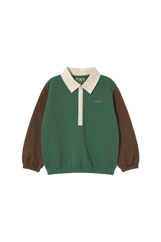 Tiny Cottons Color Block Polo Sleeve Tee