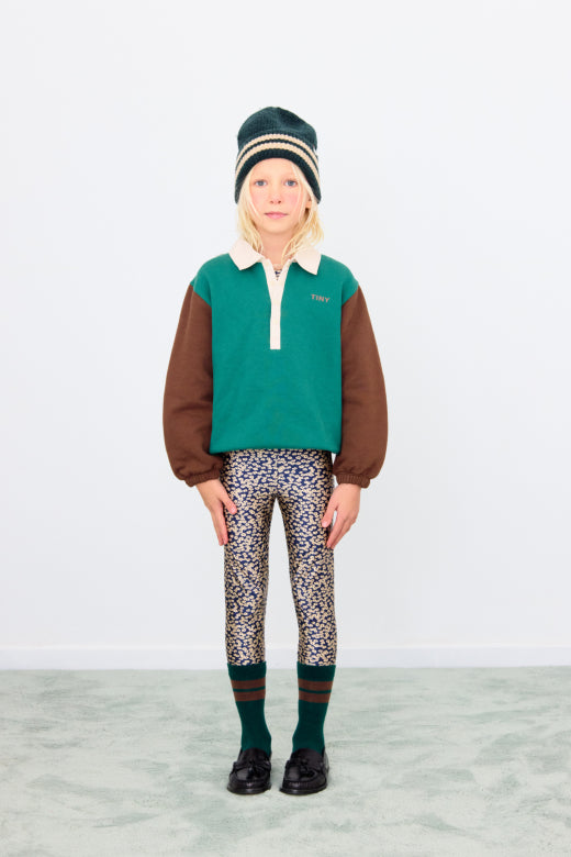 Tiny Cottons Color Block Polo Sleeve Tee