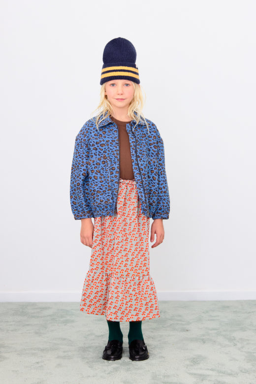 Tiny Cottons Animal Print Denim Jacket