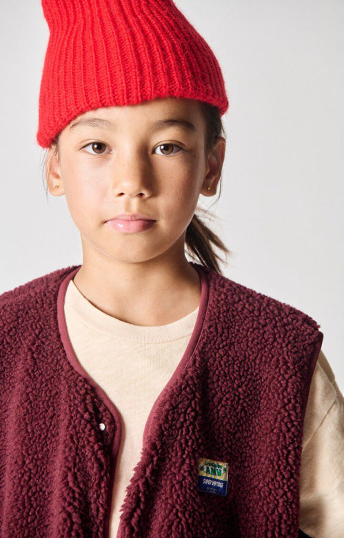 American Vintage Hoktown Bodywarmer Bordeaux Chine