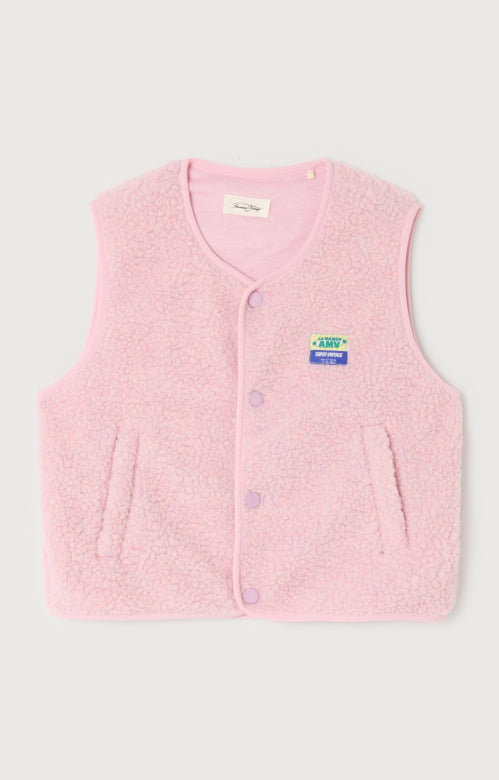 American Vintage Hoktown Bodywarmer Roze