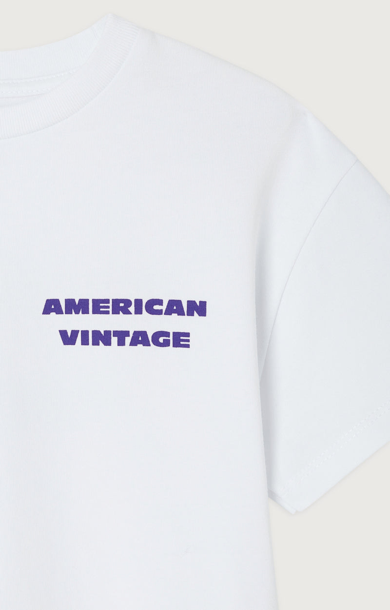 American Vintage Fizvalley T-shirt Wit