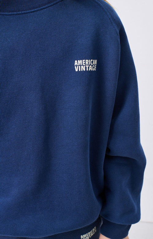 American Vintage Izubird Sweater Vintage Navy