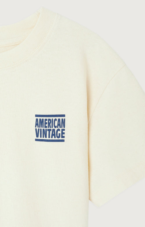 American Vintage Ykobow T-shirt Wit